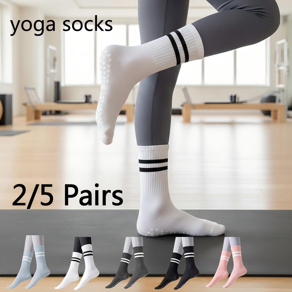 Yoga Dance & Fitness Center Llc - Chaussettes de yoga antidérapantes pour femmes,