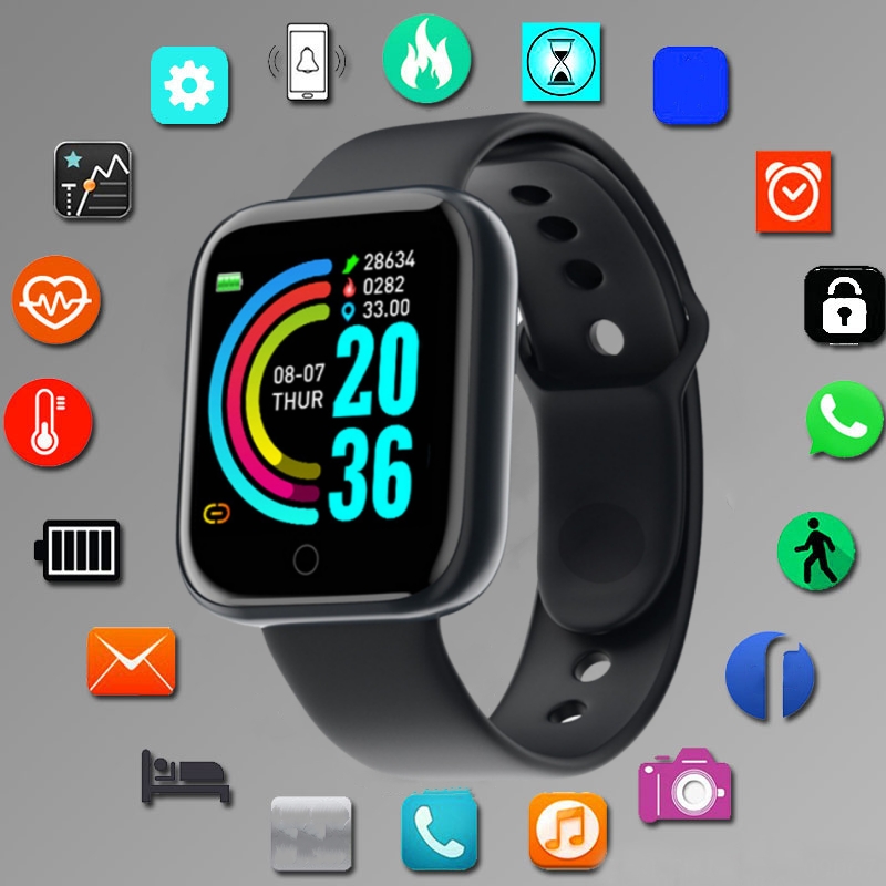 Fitness Tracker Band - Montre Connectée pour Homme et Femme,