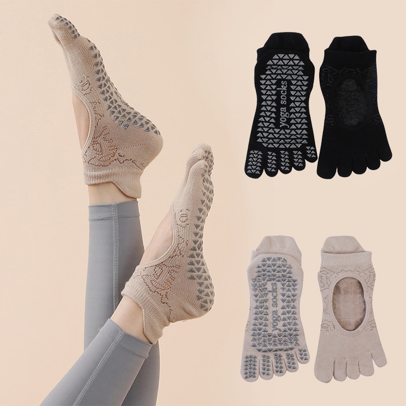 Yoga Dance & Fitness Center Llc - Chaussettes de yoga coordonnantes à cinq