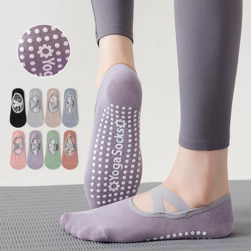 Yoga Dance & Fitness Center Llc - Chaussettes de Yoga respirantes à fond