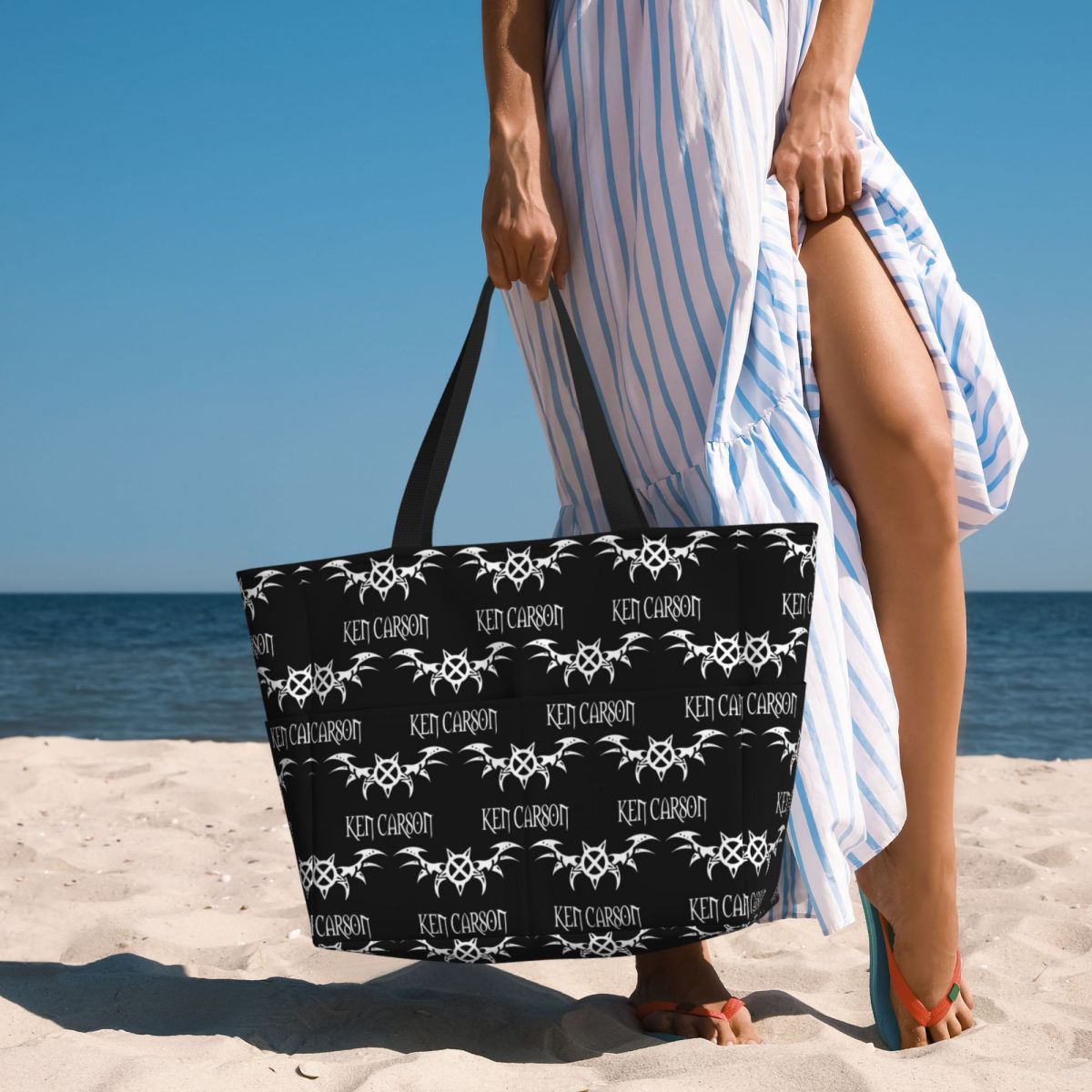 Yoga Fitness Merch - Sac fourre-tout de plage Ken Carson