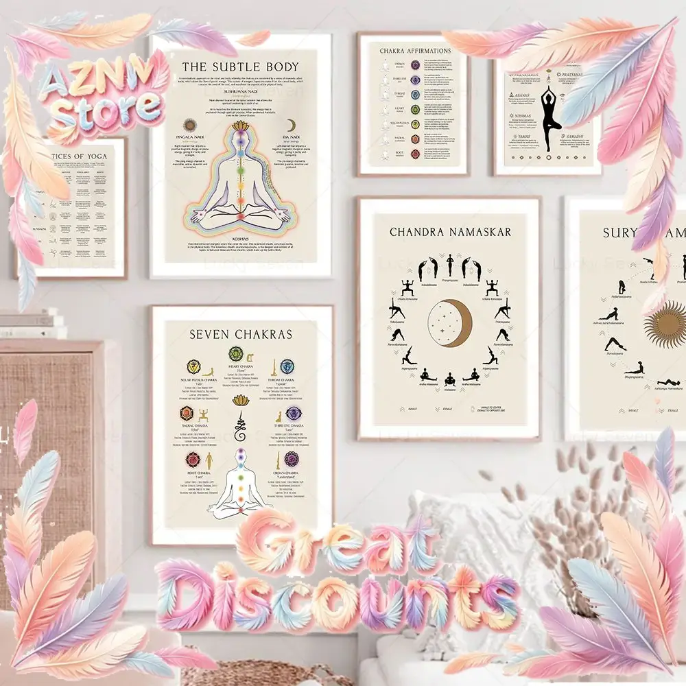 Yoga Fitness Images - Peinture sur toile 2D, Yoga, Salutation