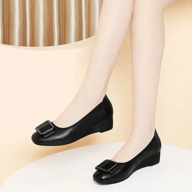 Ankle Weights - Chaussures à talons compensés pour femmes,