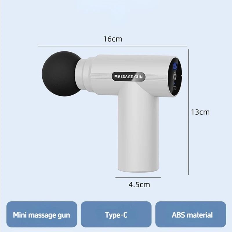 Vibration Massage Gun - USB Mini pistolet de Massage Fascia
