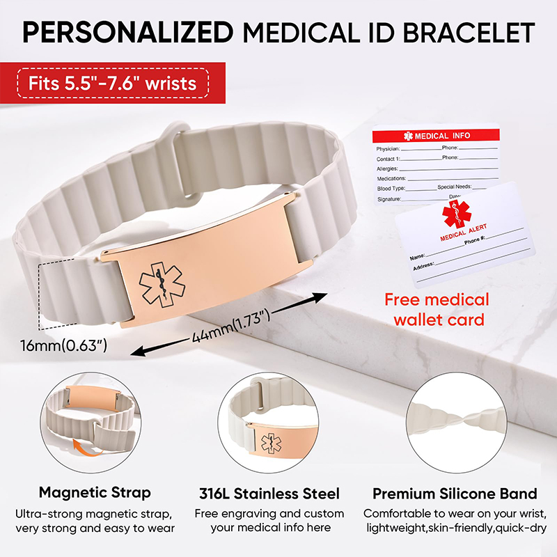 Bracelet d'identification médi - Fitness Tracker Band avis et prix