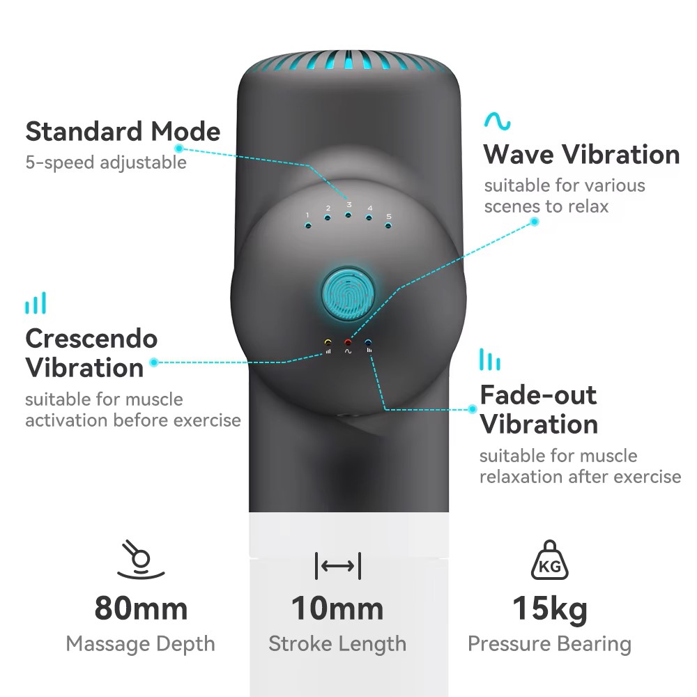 Booster-Pistolet de massage él - Vibration Massage Gun avis et prix