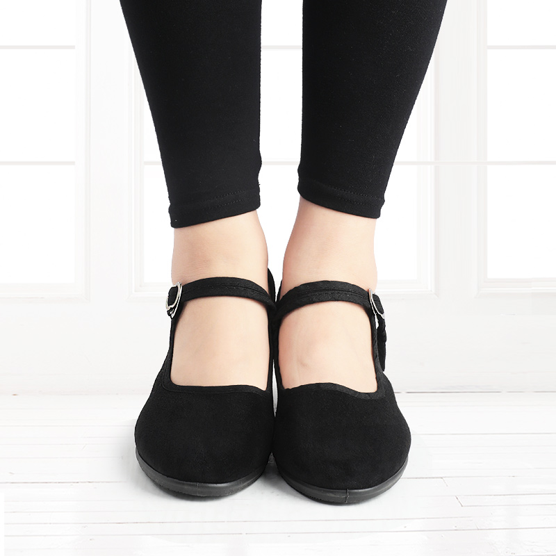 Chaussures en flanelle noire p - Yoga Fitness Teacher avis et prix