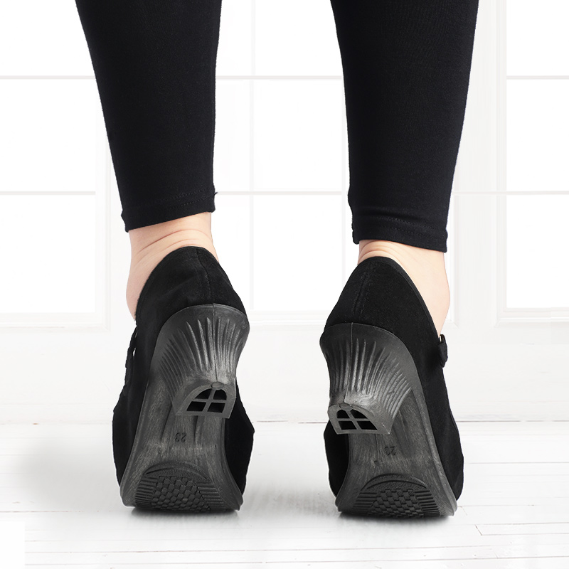 Chaussures en flanelle noire p - Yoga Fitness Teacher avis et prix