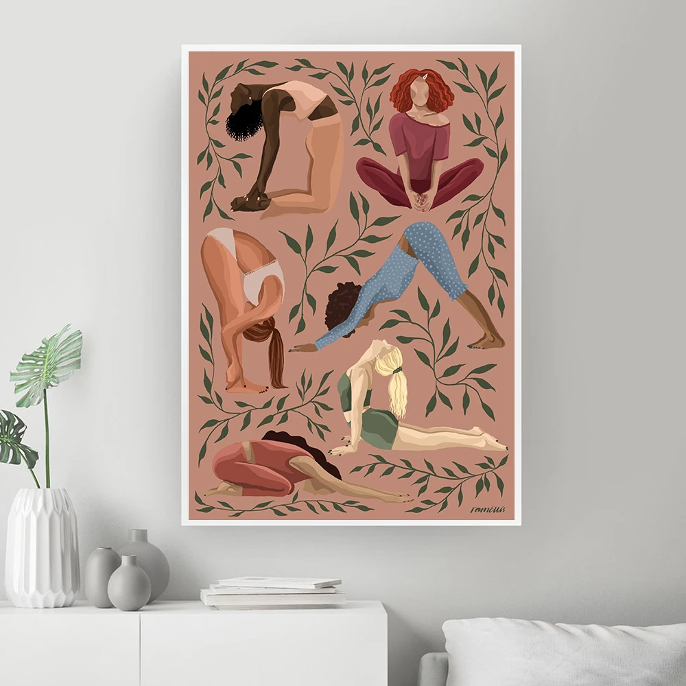 Affiche de mouvements de Yoga  - Yoga Fitness Images avis et prix