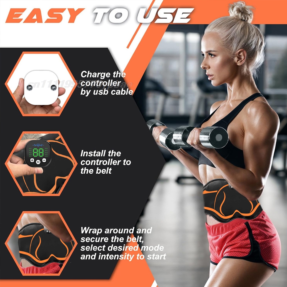 Ceinture abdominale EMS, stimu - Waist Trainer Women avis et prix