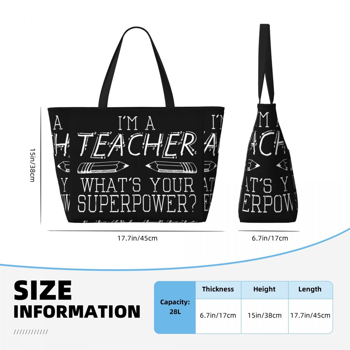 Sac fourre-tout de plage « I'm - Yoga Fitness Teacher avis et prix