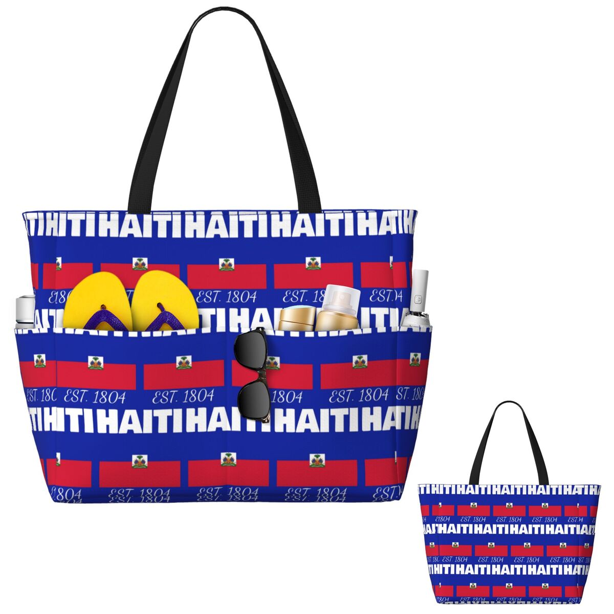 Haïti EST. Sac de plage, de sp - Yoga Fitness Merch avis et prix