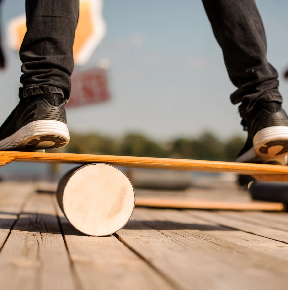 Planche d'équilibre en bois po - Yoga Fitness Board avis et prix
