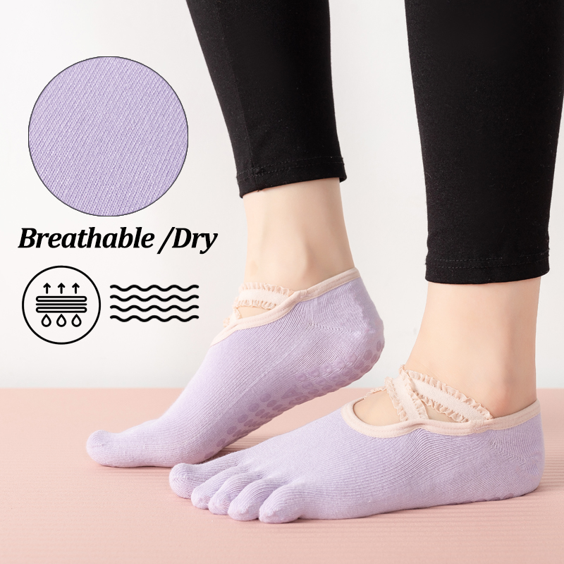 Chaussettes de Pilates antidér - Yoga Dance & Fitness Center Llc avis et prix