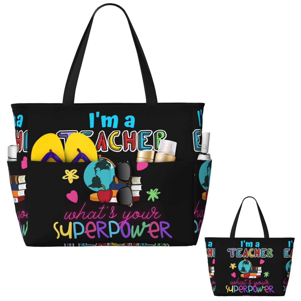 Sac fourre-tout de plage « I'm - Yoga Fitness Teacher avis et prix