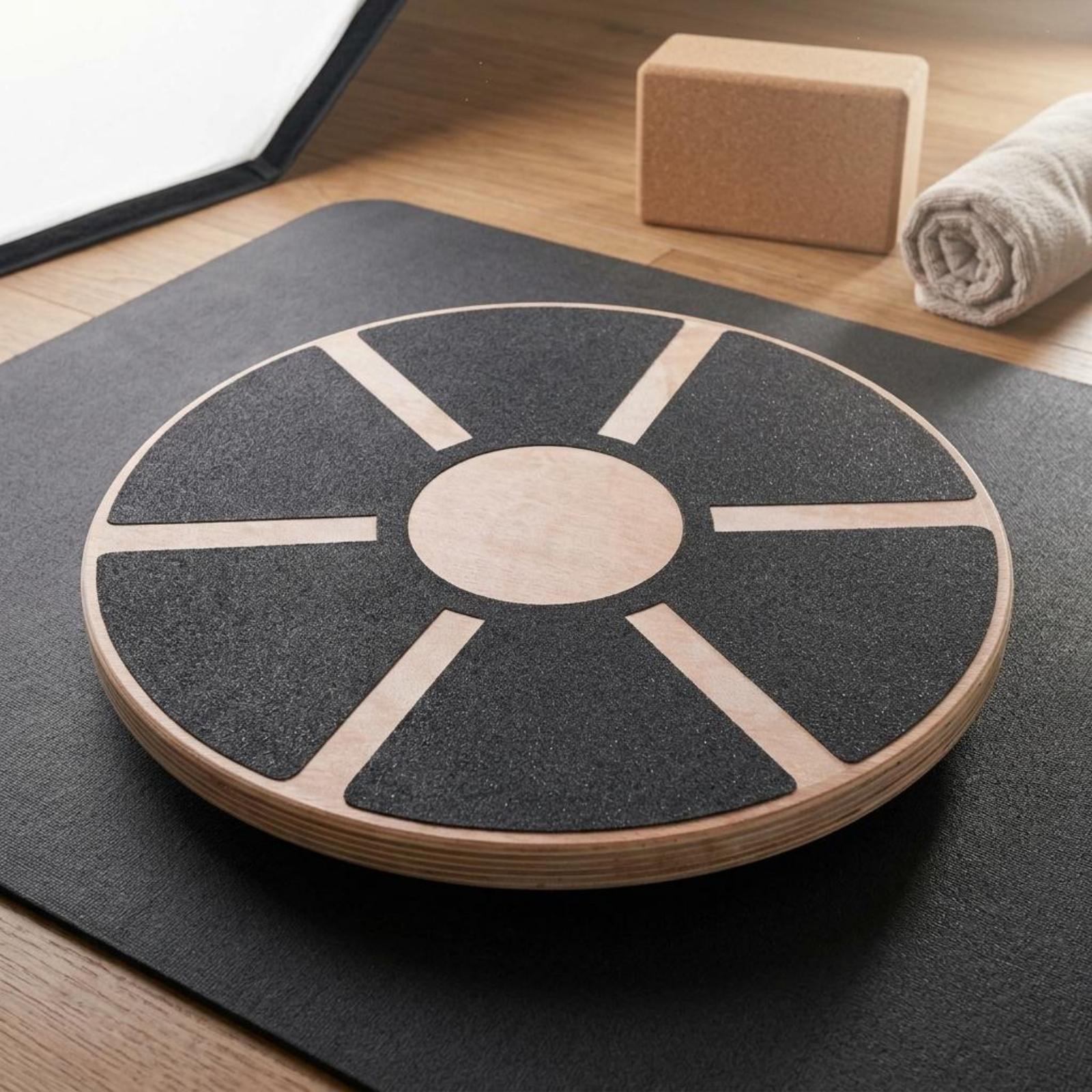 Planche d'équilibre en bois po - Yoga Fitness Board avis et prix