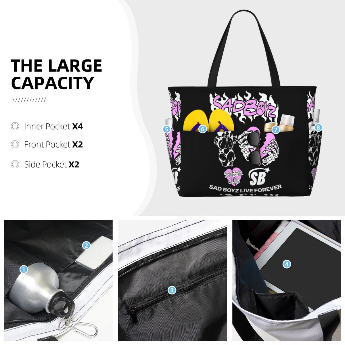 Sac fourre-tout de plage Junio - Yoga Fitness Merch avis et prix