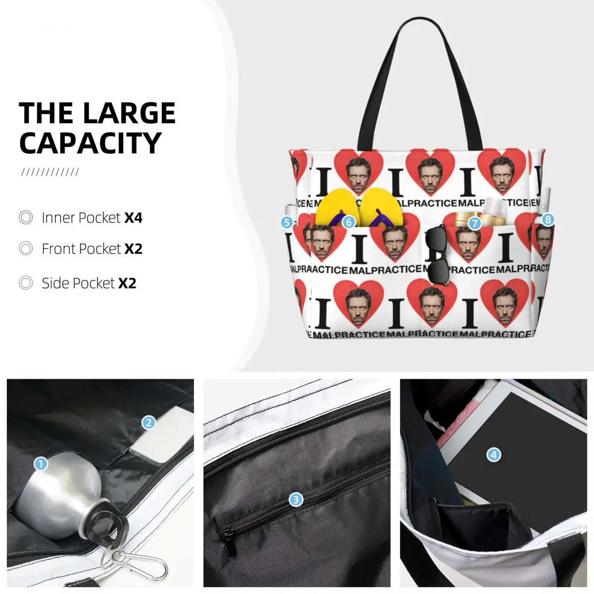Sac fourre-tout de plage House - Yoga Fitness Merch avis et prix