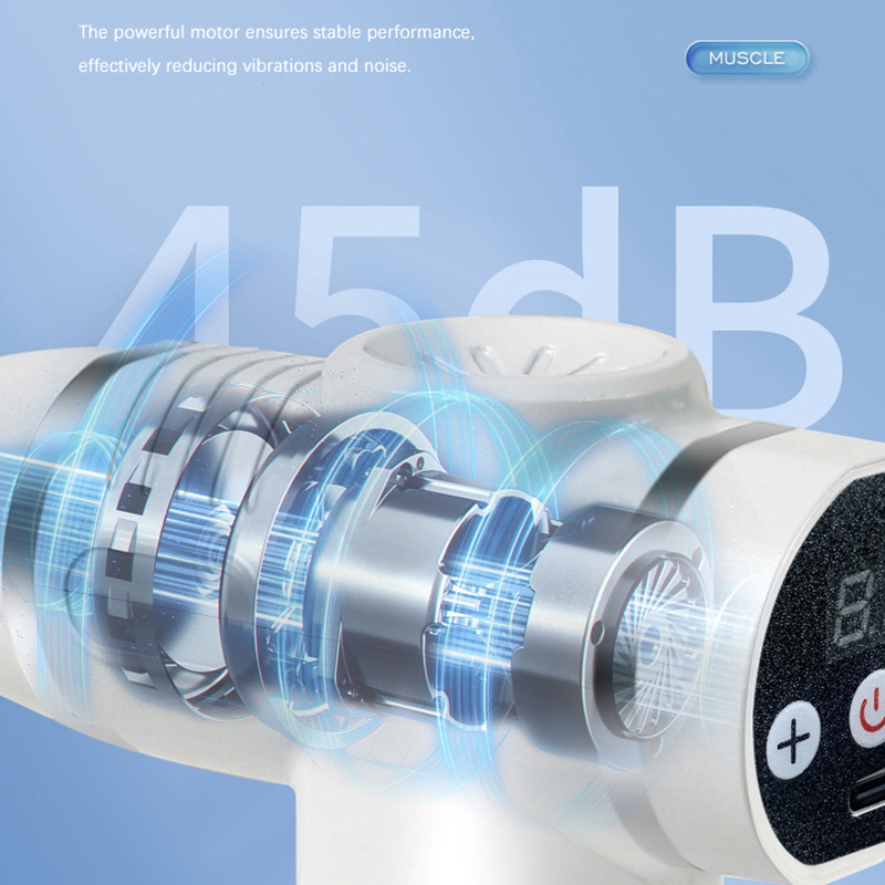 Pistolet de massage avec 12 tê - Vibration Massage Gun avis et prix