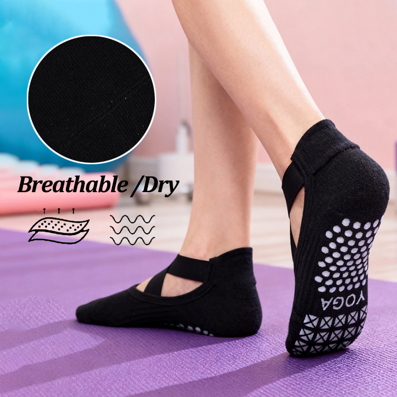 Chaussettes de yoga antidérapa - Yoga Dance & Fitness Center Llc avis et prix