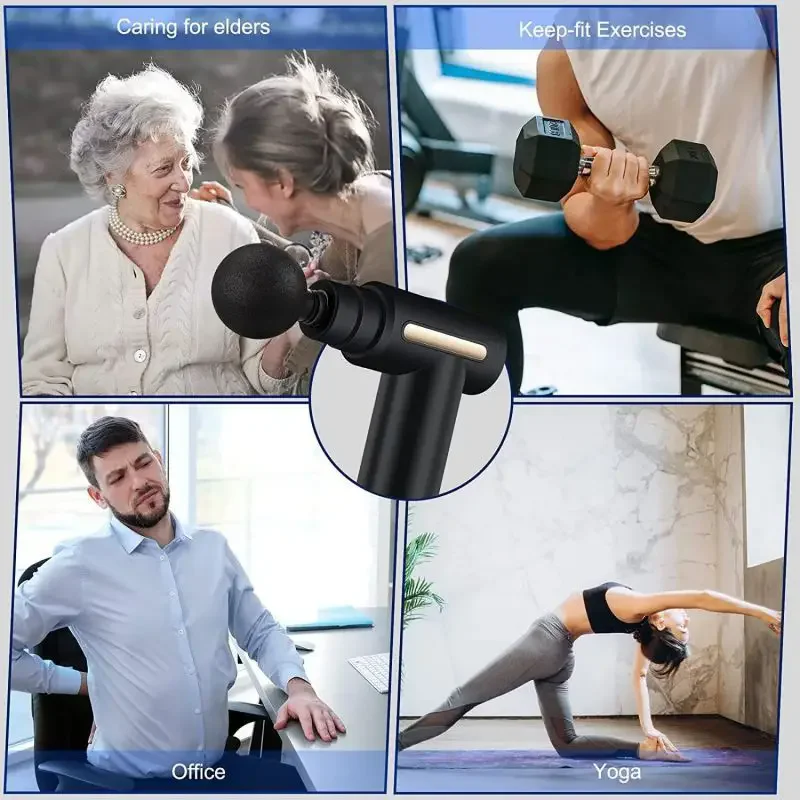Pistolet à fascia portable 202 - Vibration Massage Gun avis et prix