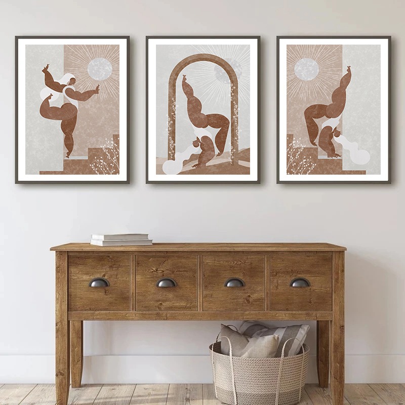 Affiche et impressions abstrai - Yoga Fitness Images avis et prix