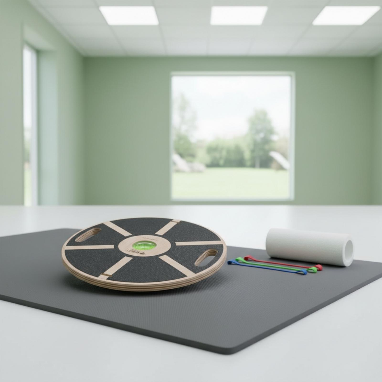 Planche d'équilibre en bois po - Yoga Fitness Board avis et prix