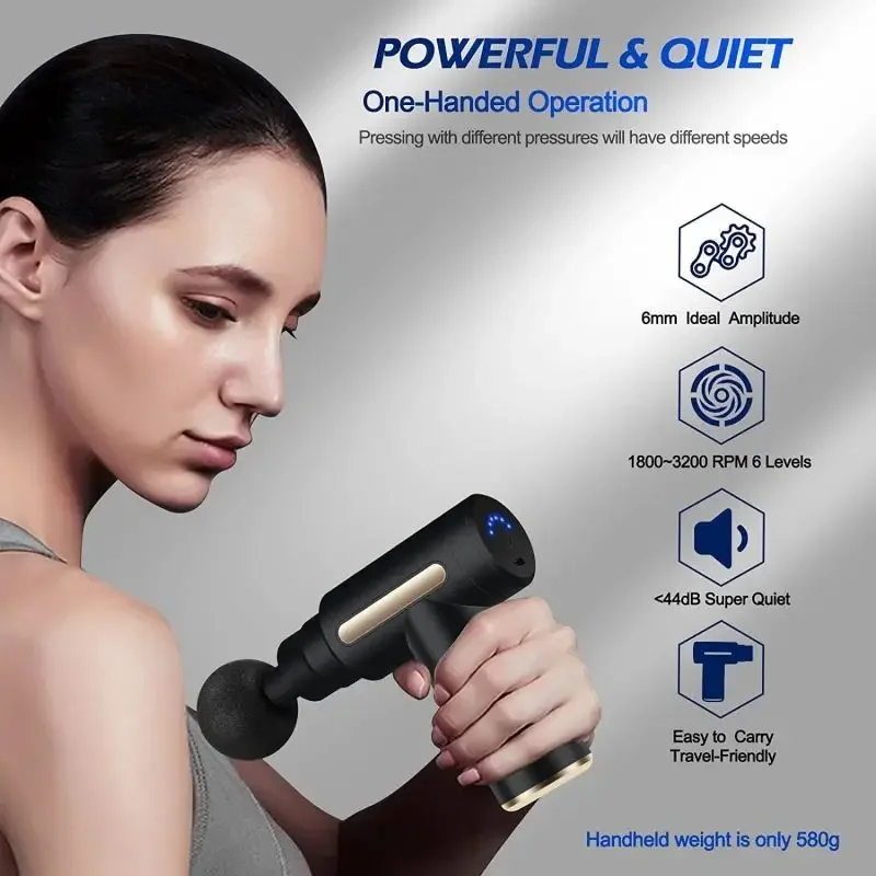 Pistolet de Massage fascial Po - Vibration Massage Gun avis et prix