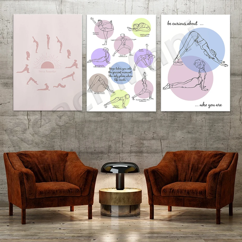 Affiche de yoga, curieux inspi - Yoga Fitness Images avis et prix