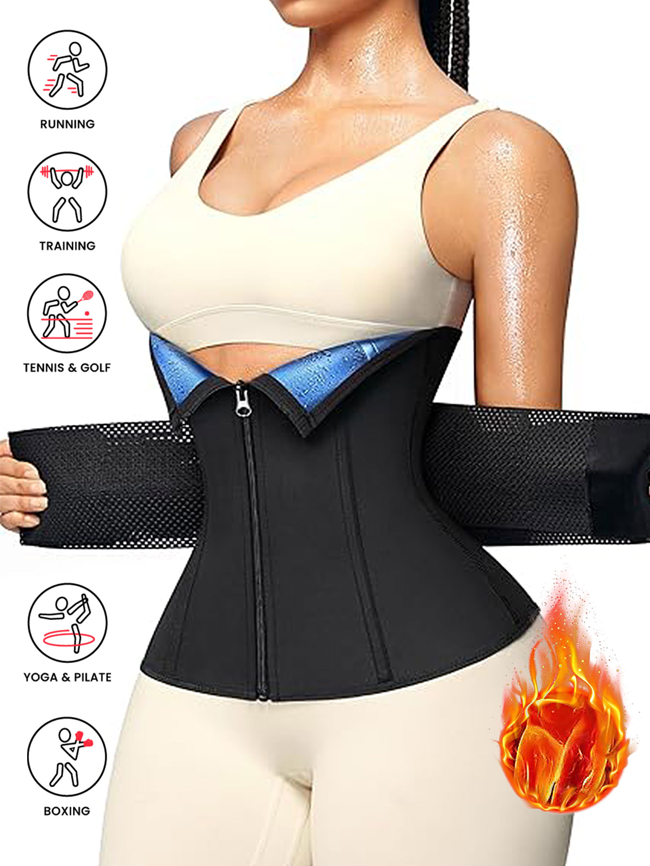 Ceinture de sudation pour femm - Waist Trainer Women avis et prix