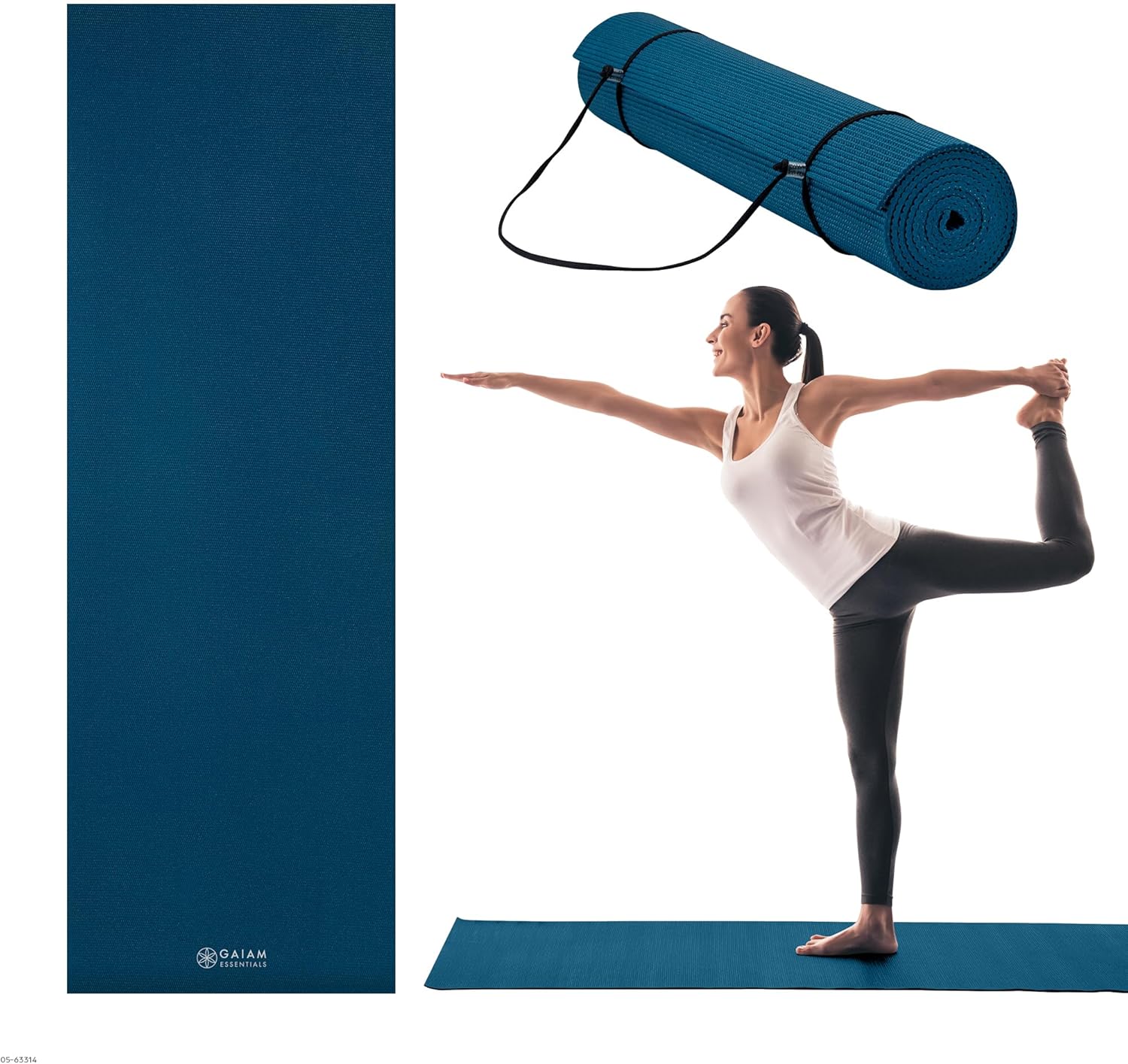 Tapis de yoga fin de 1/4 po av - Yoga Fitness Images avis et prix