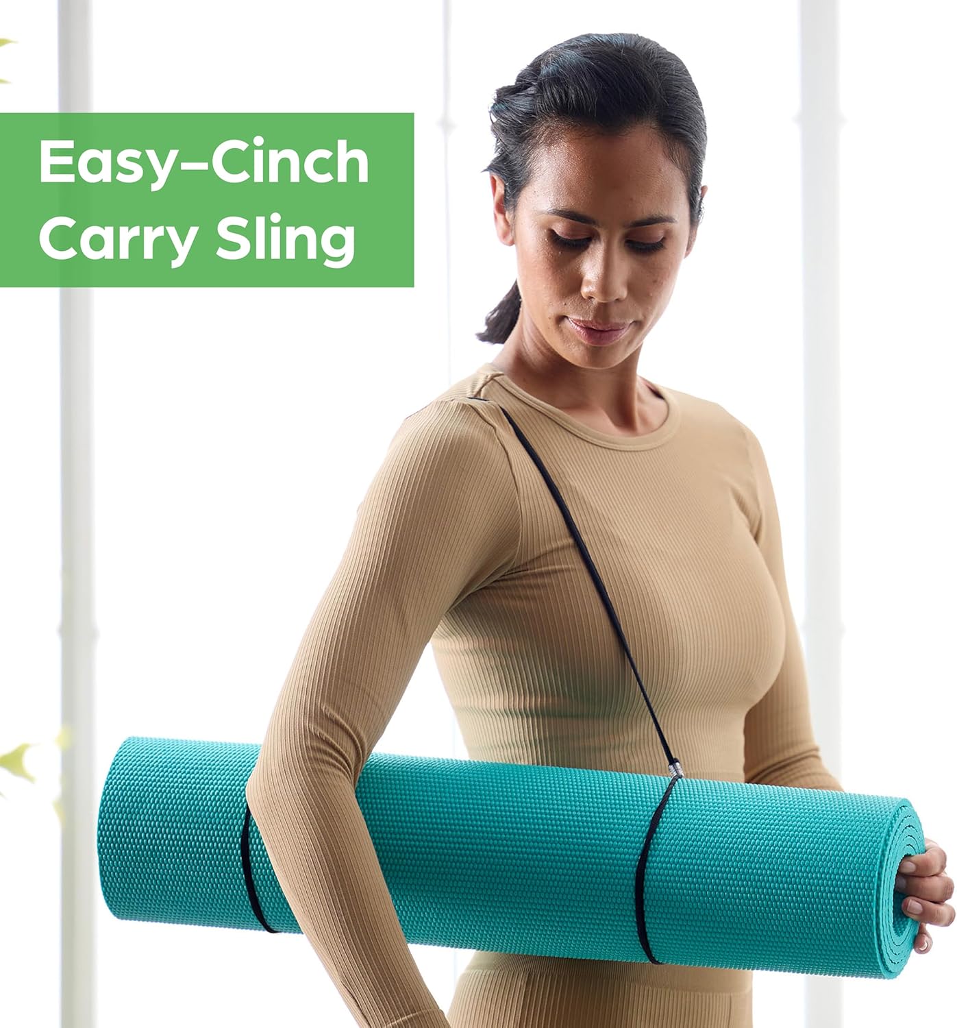 Tapis de yoga fin de 1/4 po av - Yoga Fitness Images avis et prix