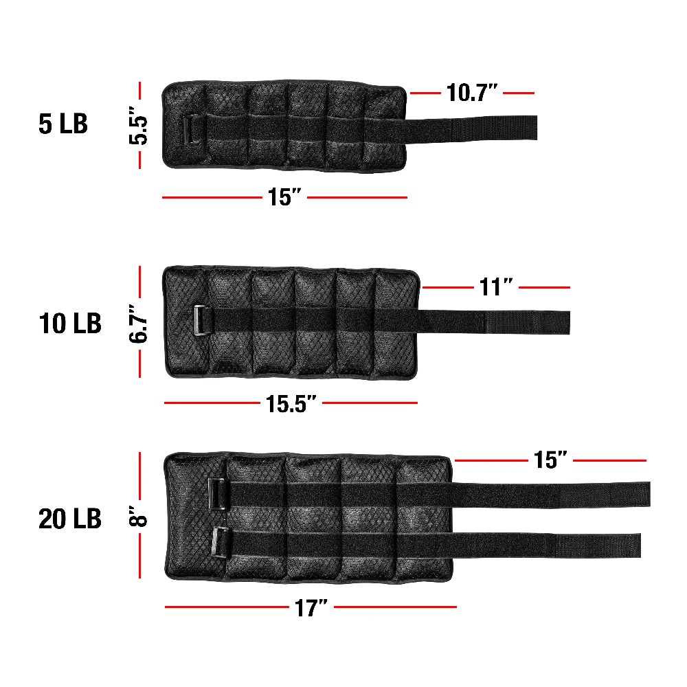 Poids de poignet réglables, po - Ankle Weights avis et prix