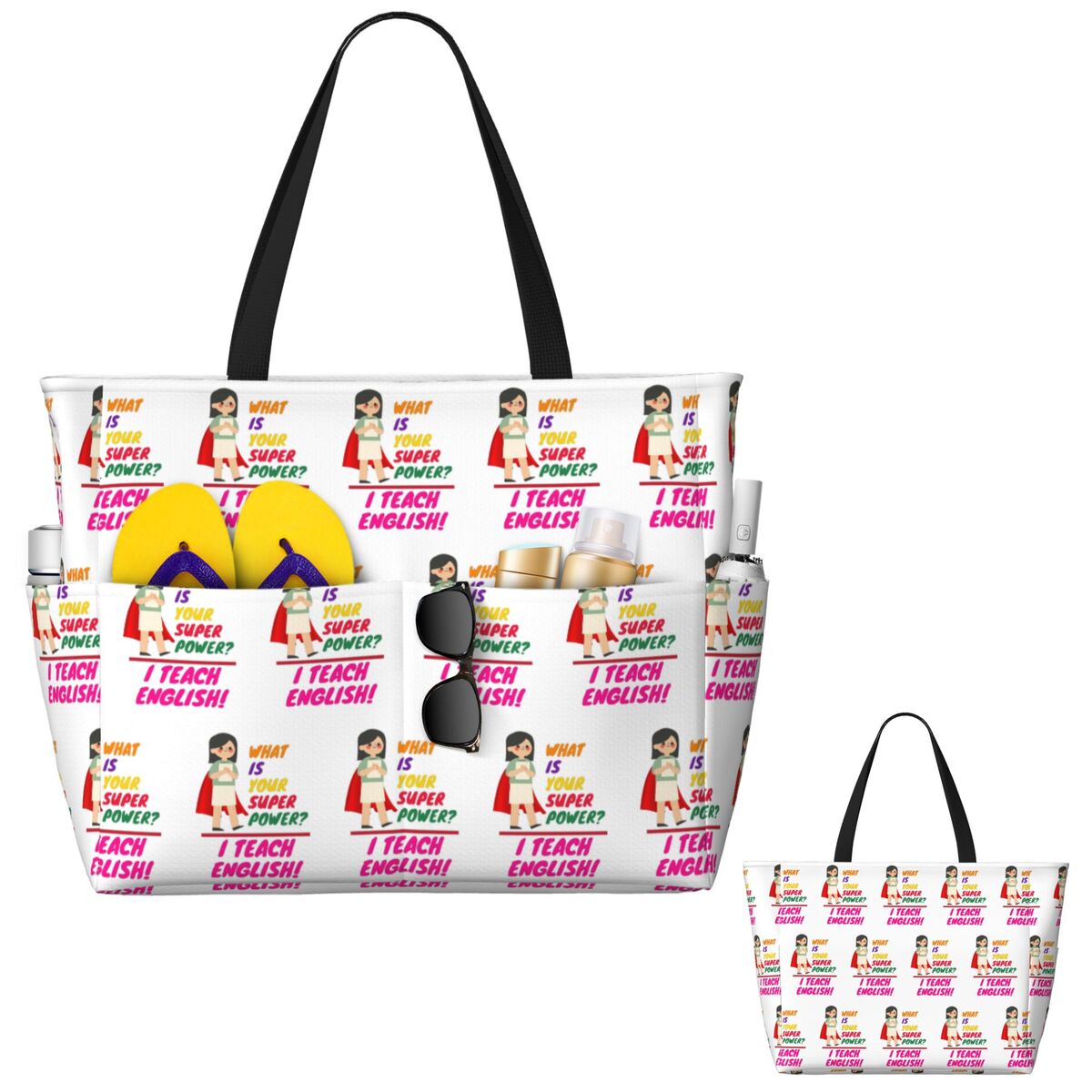 Sac fourre-tout de plage pour  - Yoga Fitness Teacher avis et prix