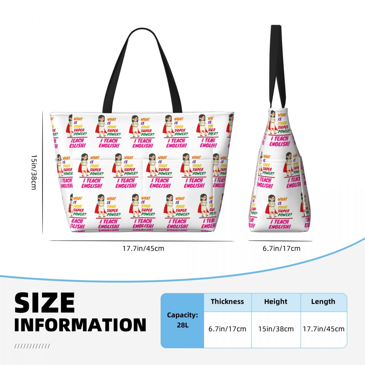 Sac fourre-tout de plage pour  - Yoga Fitness Teacher avis et prix