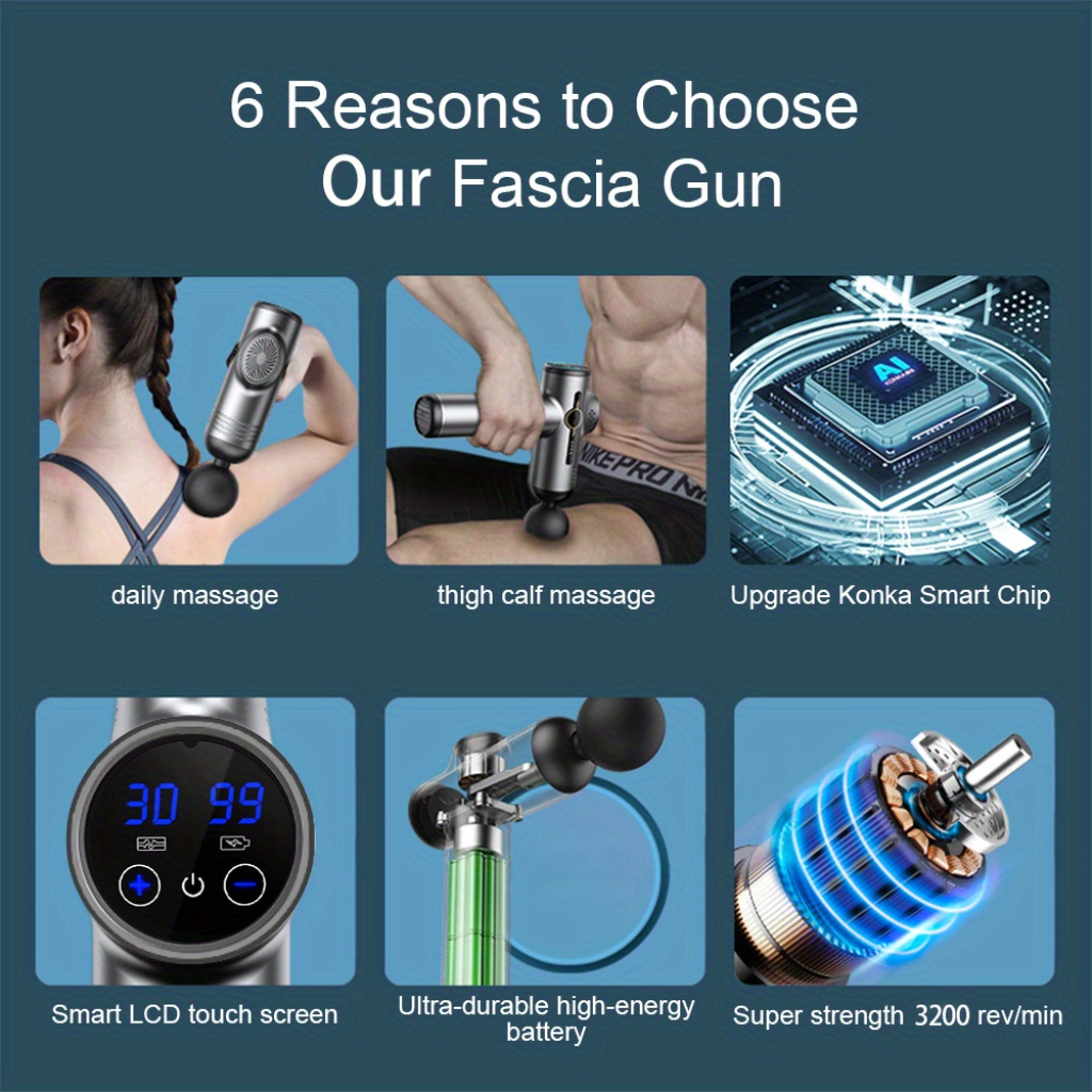 Pistolet de Massage électrique - Vibration Massage Gun avis et prix