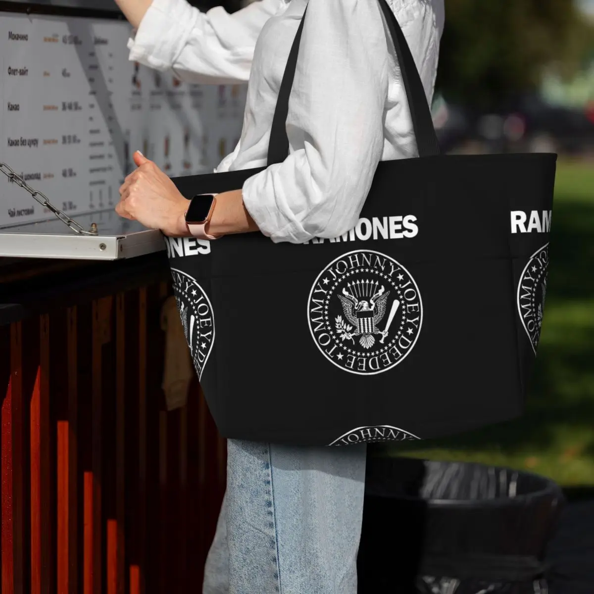 The Ramone Merch Beach Tote Ba - Yoga Fitness Merch avis et prix