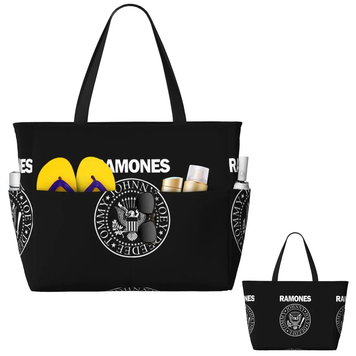 The Ramone Merch Beach Tote Ba - Yoga Fitness Merch avis et prix