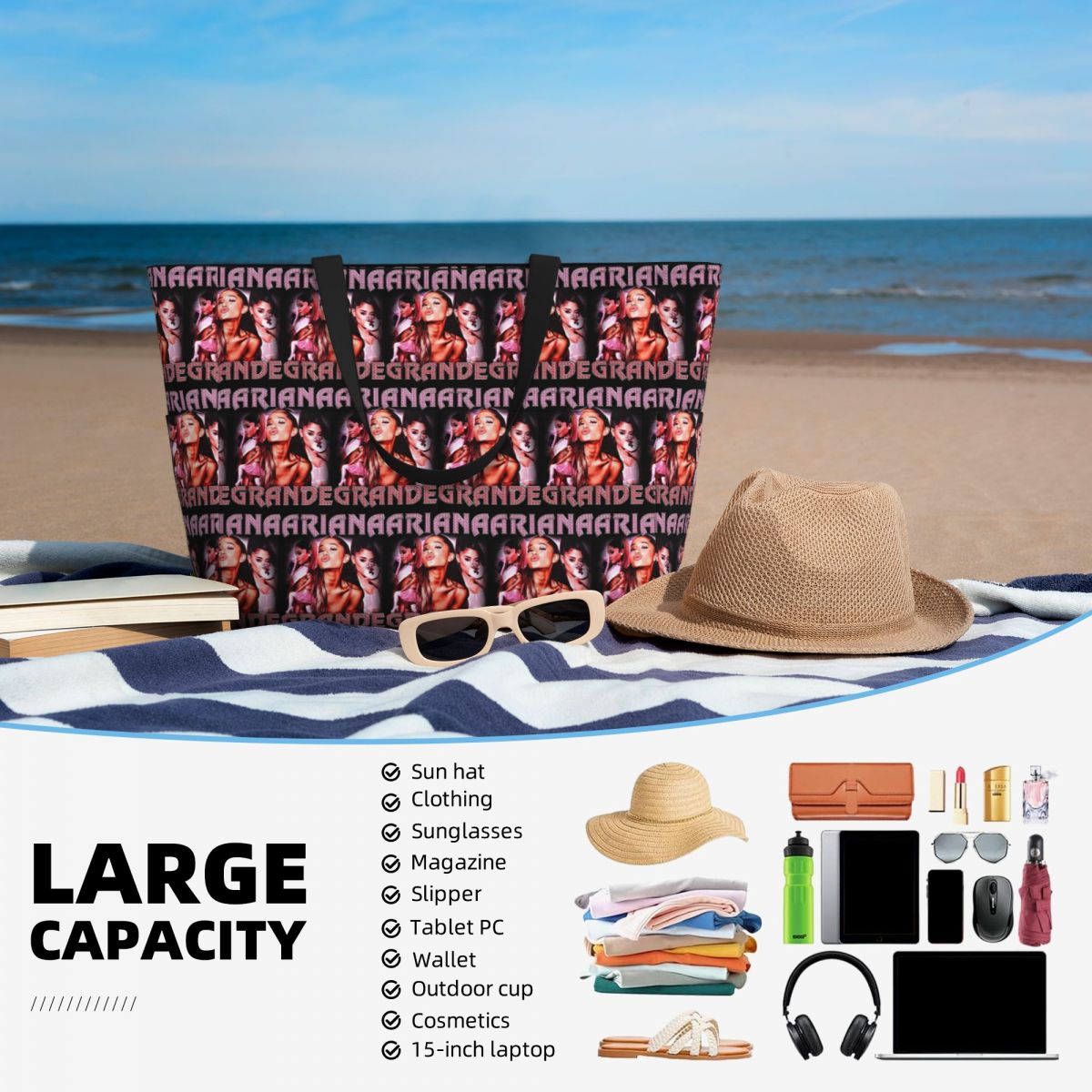 Sac fourre-tout de plage Arian - Yoga Fitness Merch avis et prix